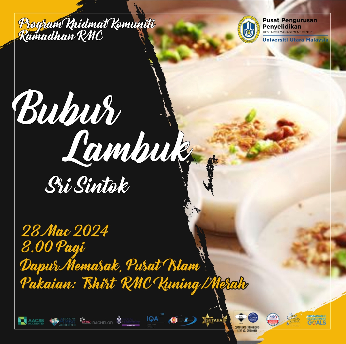 Program Komuniti Ramadan RMC - Bubur Lambuk Sri Sintok